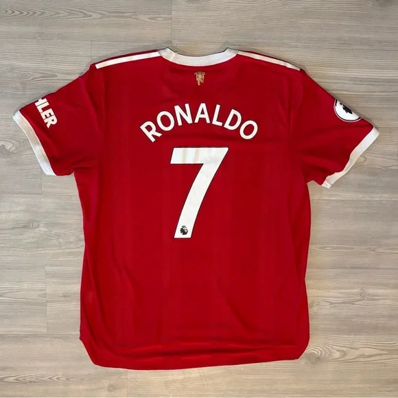 Manchester United Home #7 Ronaldo Jersey SZ XL Adidas - Picture 2 of 4